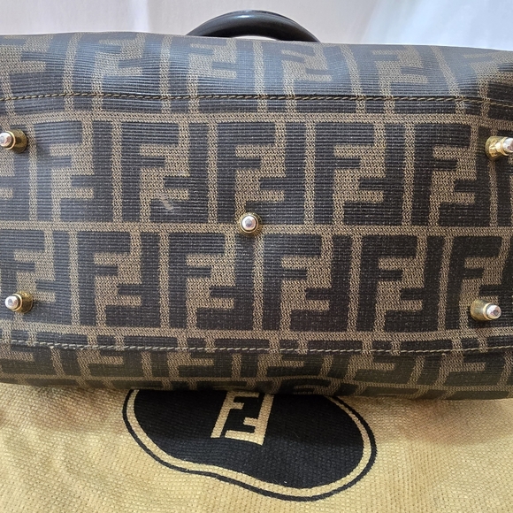 FENDI Vintage Small Zucca Boston Bag - Picture 7 of 16